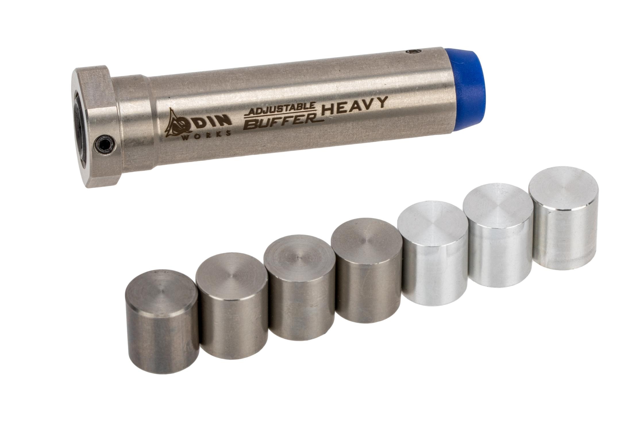 Odin Works Adjustable AR-15 Heavy Buffer, Stainless Steel - OS-ABS-AR15-HVY